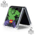 Marvel Classic Comics Hulk Fighter Vintage Galaxy Z Flip6 Clear Case